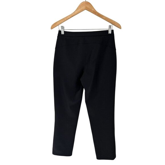 Lululemon Black Mid-Rise Slim Fit Ankle Pants With Side Pockets For Women - Picture 4 of 8